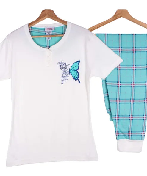 White Butterfly Checks