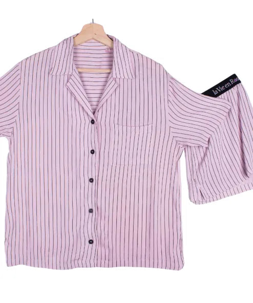 Pink & Black Stripes