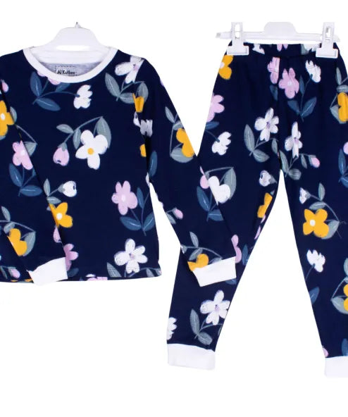 Floral Navy Full Sleeve Pj Set