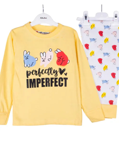 Imperfect Yellow Full Sleeve Pj Set