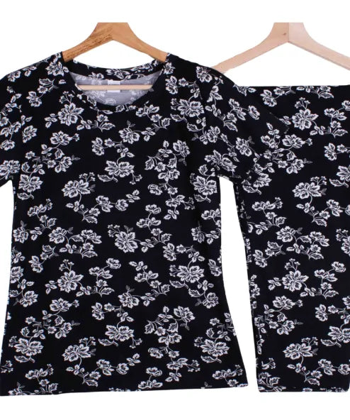Black Foral