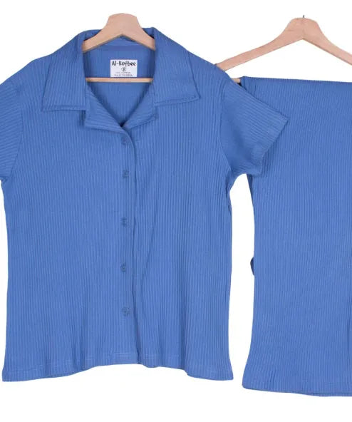 Blue Ribbed