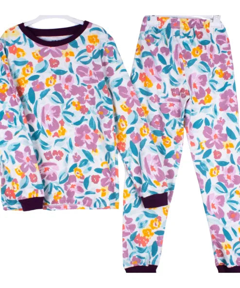 Floral Pink Full Sleeve Pj Set