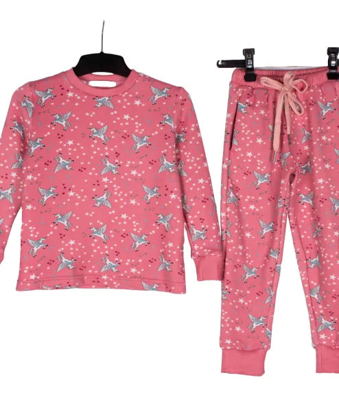 Unicorn Pink Full Sleeve Pj Set