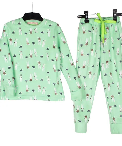 Bunny Green Full Sleeve Pj Set
